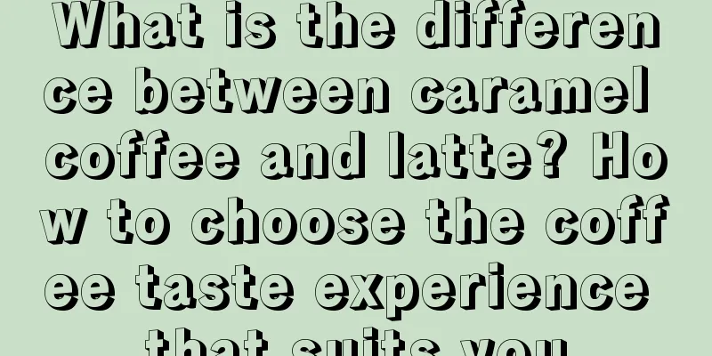 What is the difference between caramel coffee and latte? How to choose the coffee taste experience that suits you