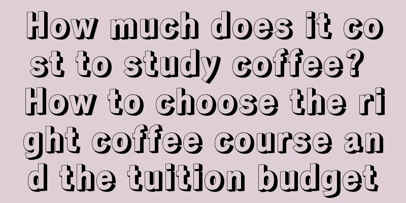 How much does it cost to study coffee? How to choose the right coffee course and the tuition budget