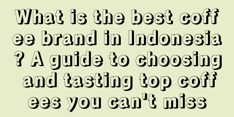 What is the best coffee brand in Indonesia? A guide to choosing and tasting top coffees you can't miss