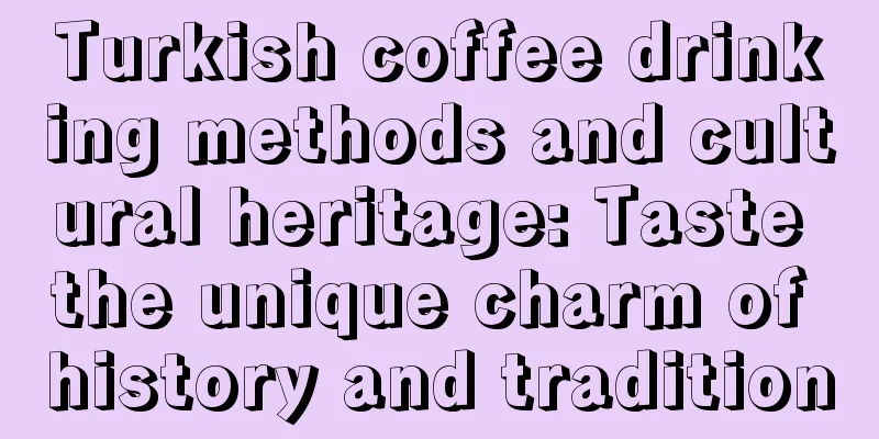 Turkish coffee drinking methods and cultural heritage: Taste the unique charm of history and tradition