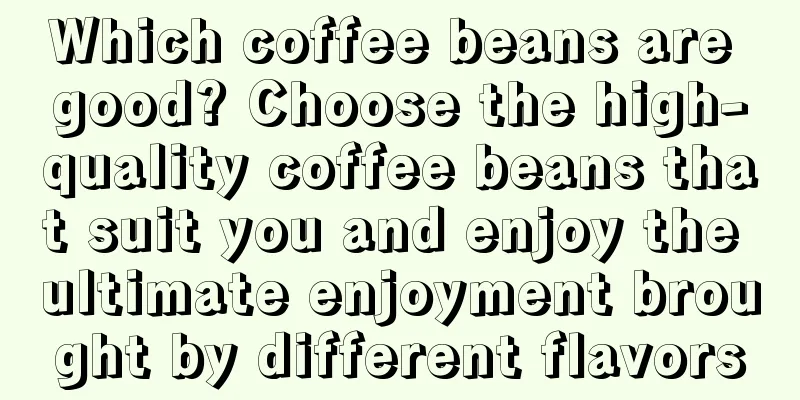 Which coffee beans are good? Choose the high-quality coffee beans that suit you and enjoy the ultimate enjoyment brought by different flavors