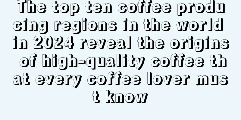 The top ten coffee producing regions in the world in 2024 reveal the origins of high-quality coffee that every coffee lover must know