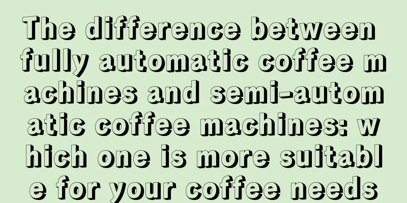 The difference between fully automatic coffee machines and semi-automatic coffee machines: which one is more suitable for your coffee needs