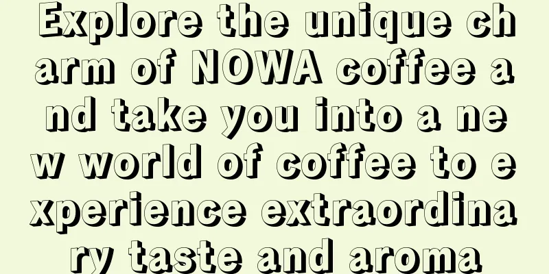 Explore the unique charm of NOWA coffee and take you into a new world of coffee to experience extraordinary taste and aroma