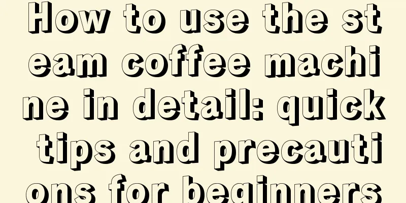 How to use the steam coffee machine in detail: quick tips and precautions for beginners