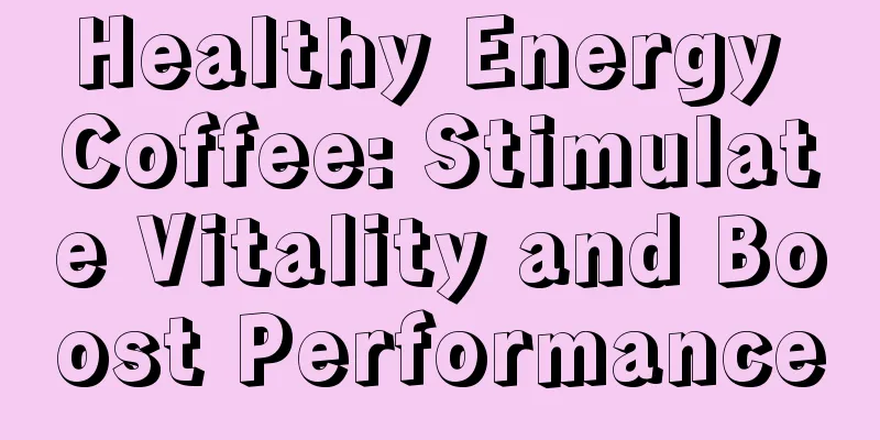 Healthy Energy Coffee: Stimulate Vitality and Boost Performance