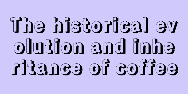 The historical evolution and inheritance of coffee