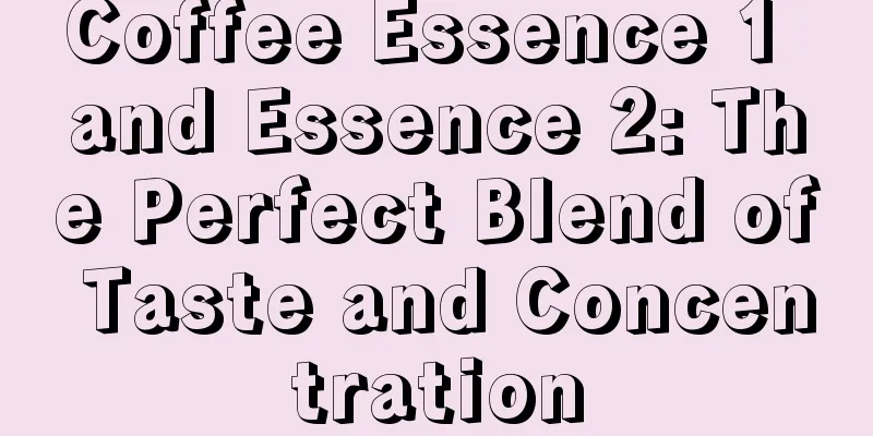 Coffee Essence 1 and Essence 2: The Perfect Blend of Taste and Concentration