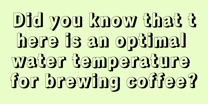 Did you know that there is an optimal water temperature for brewing coffee?