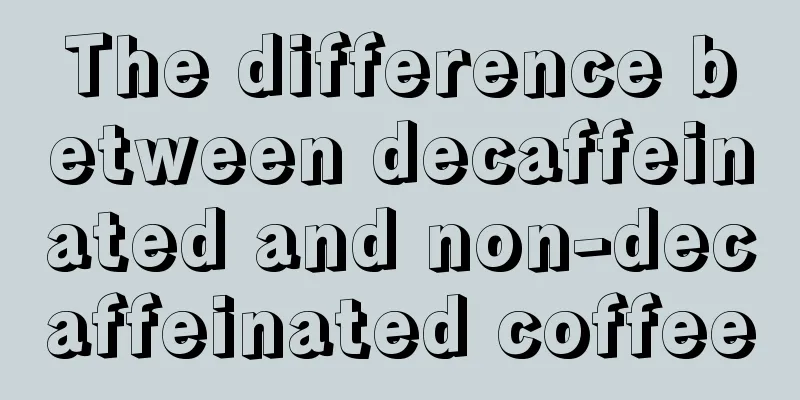 The difference between decaffeinated and non-decaffeinated coffee