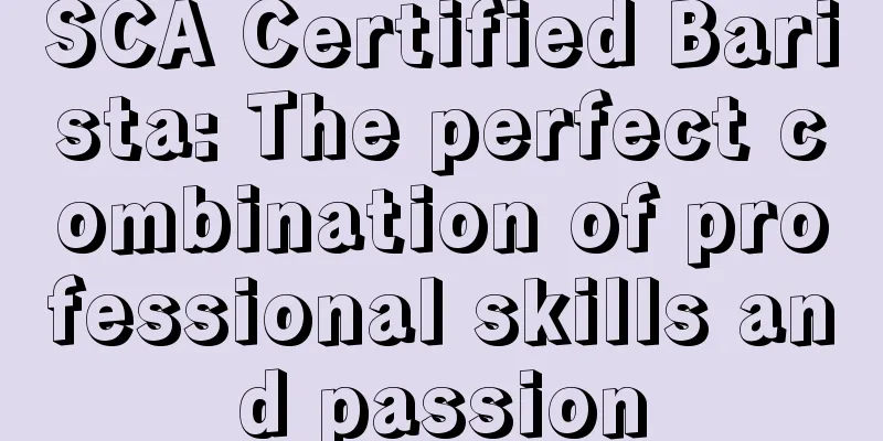 SCA Certified Barista: The perfect combination of professional skills and passion