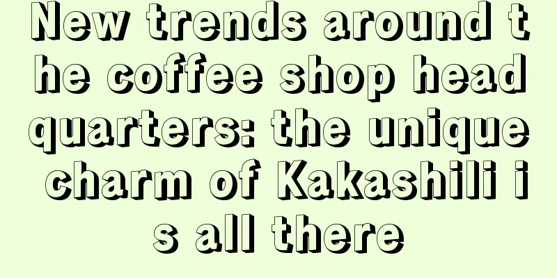 New trends around the coffee shop headquarters: the unique charm of Kakashili is all there