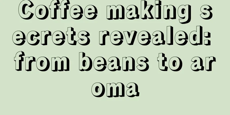 Coffee making secrets revealed: from beans to aroma