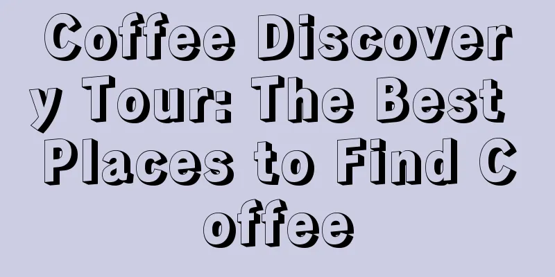 Coffee Discovery Tour: The Best Places to Find Coffee