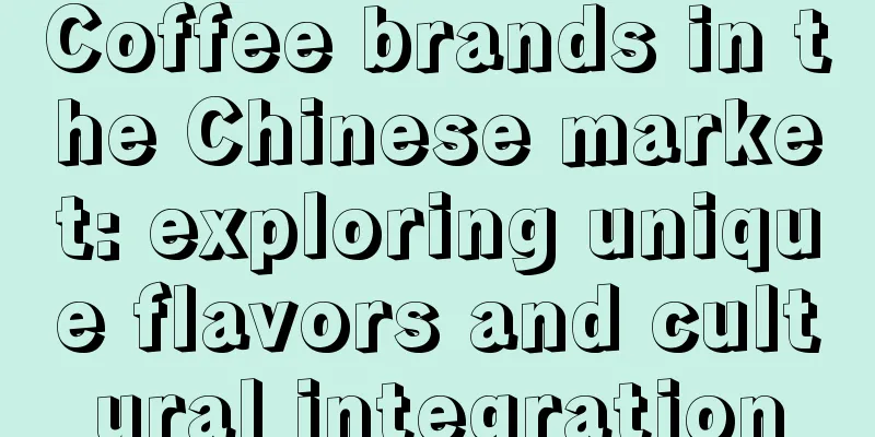 Coffee brands in the Chinese market: exploring unique flavors and cultural integration