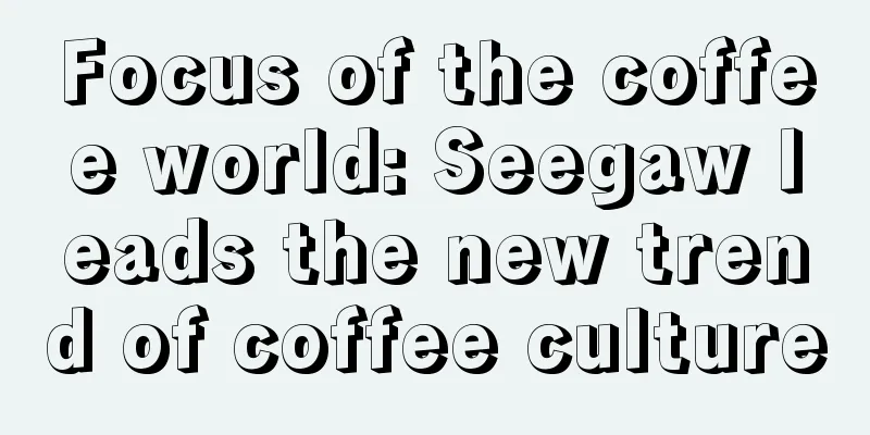 Focus of the coffee world: Seegaw leads the new trend of coffee culture