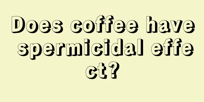 Does coffee have spermicidal effect?