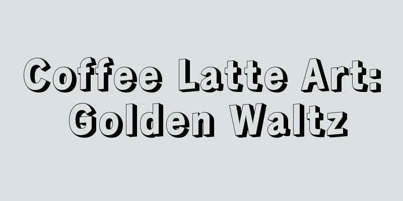 Coffee Latte Art: Golden Waltz