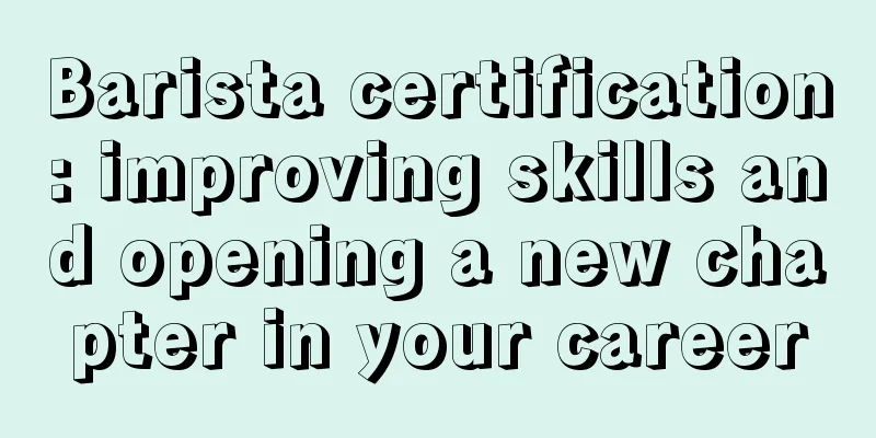 Barista certification: improving skills and opening a new chapter in your career