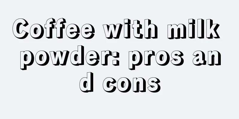 Coffee with milk powder: pros and cons