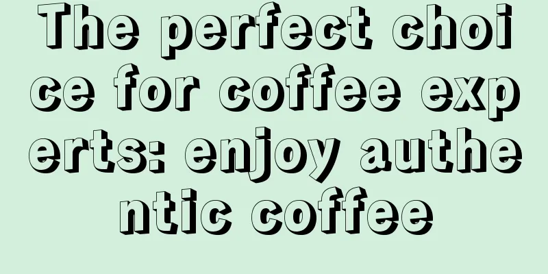 The perfect choice for coffee experts: enjoy authentic coffee