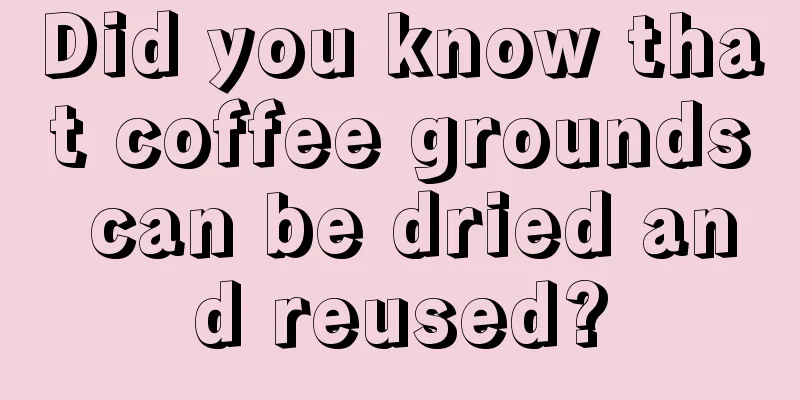 Did you know that coffee grounds can be dried and reused?