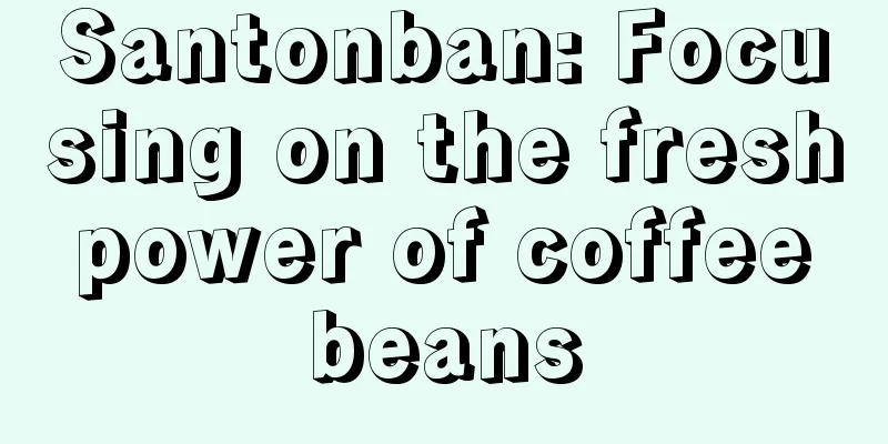 Santonban: Focusing on the fresh power of coffee beans