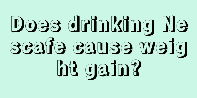 Does drinking Nescafe cause weight gain?