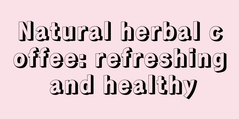 Natural herbal coffee: refreshing and healthy