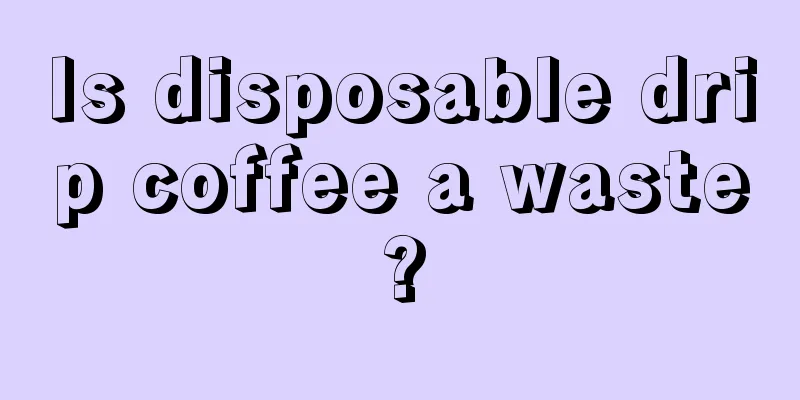 Is disposable drip coffee a waste?