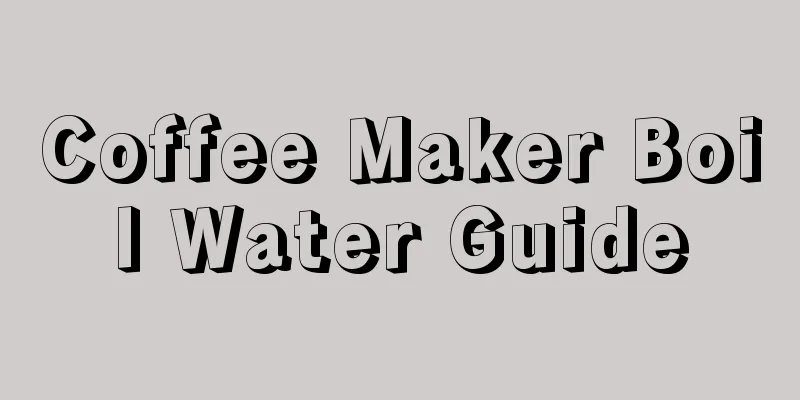 Coffee Maker Boil Water Guide