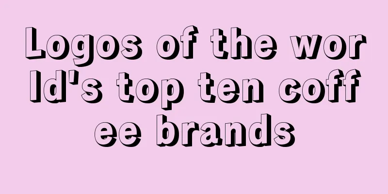 Logos of the world's top ten coffee brands