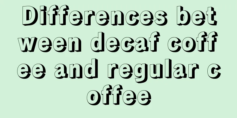 Differences between decaf coffee and regular coffee