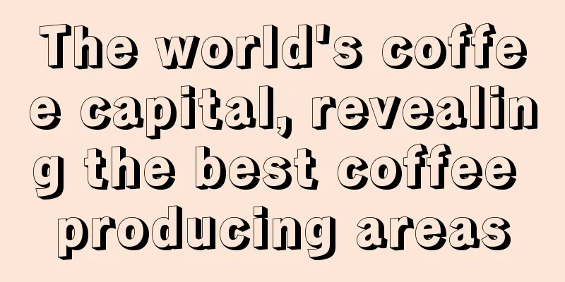 The world's coffee capital, revealing the best coffee producing areas