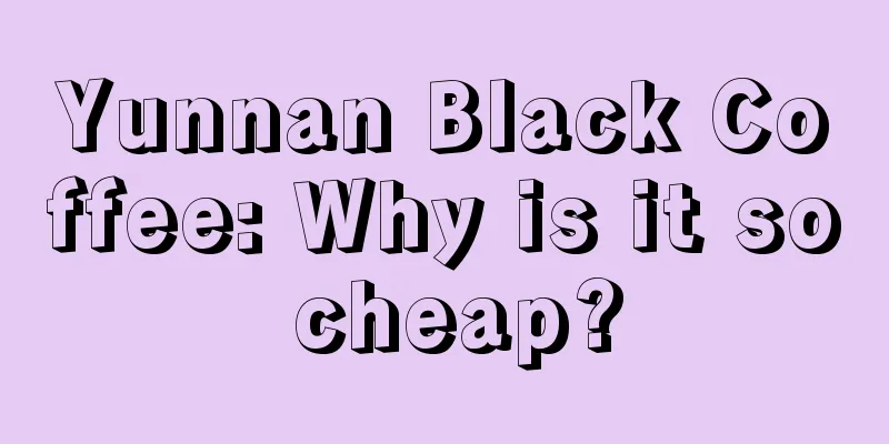 Yunnan Black Coffee: Why is it so cheap?