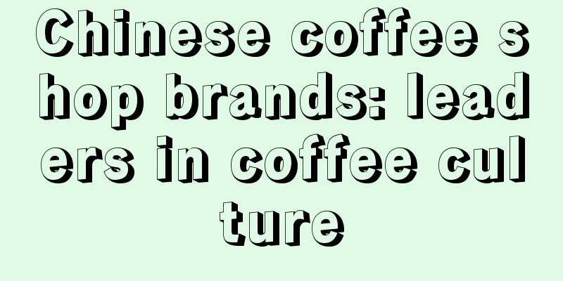 Chinese coffee shop brands: leaders in coffee culture