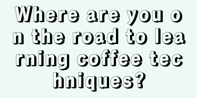 Where are you on the road to learning coffee techniques?