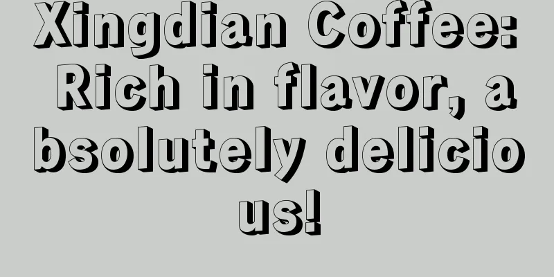 Xingdian Coffee: Rich in flavor, absolutely delicious!