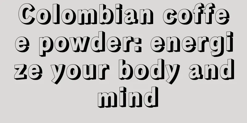 Colombian coffee powder: energize your body and mind