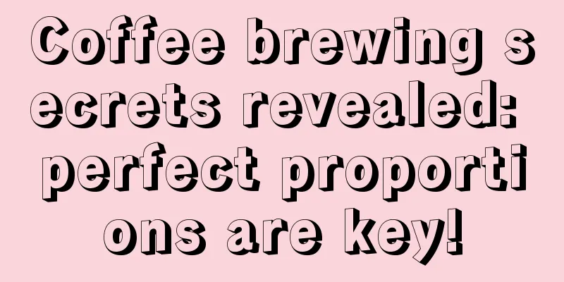 Coffee brewing secrets revealed: perfect proportions are key!