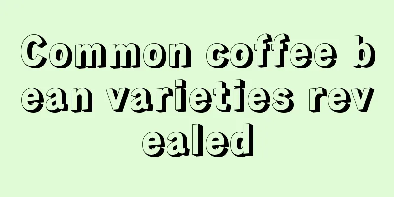 Common coffee bean varieties revealed