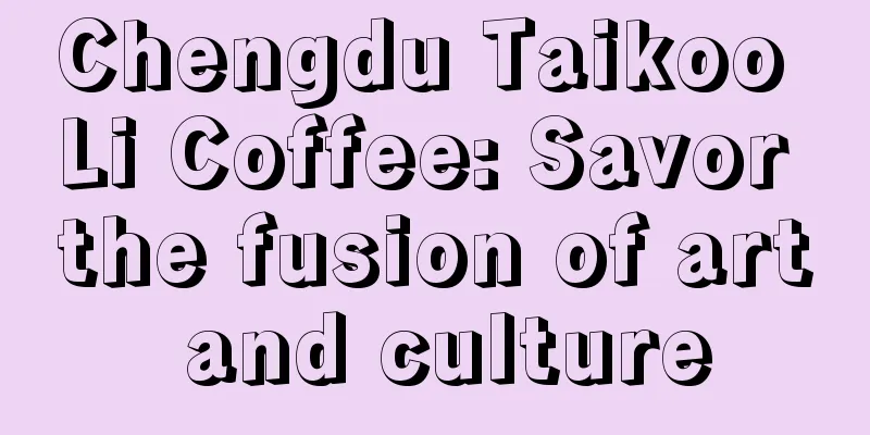 Chengdu Taikoo Li Coffee: Savor the fusion of art and culture