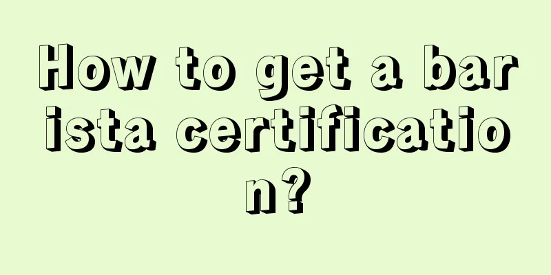 How to get a barista certification?