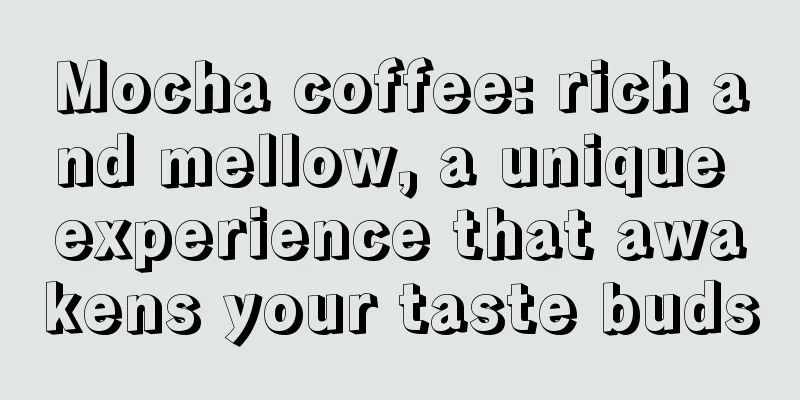 Mocha coffee: rich and mellow, a unique experience that awakens your taste buds