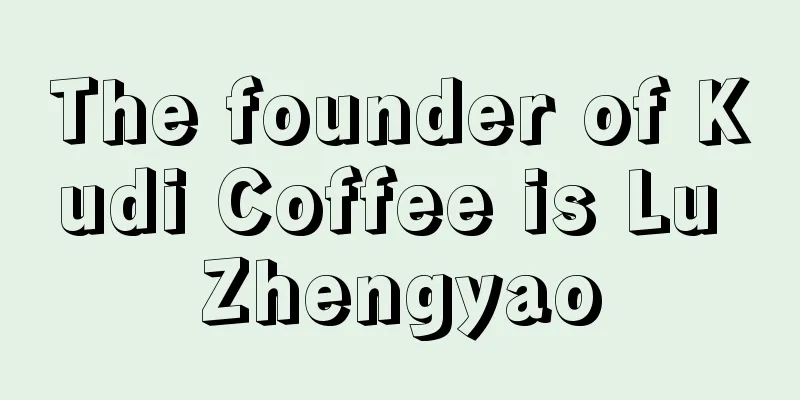 The founder of Kudi Coffee is Lu Zhengyao