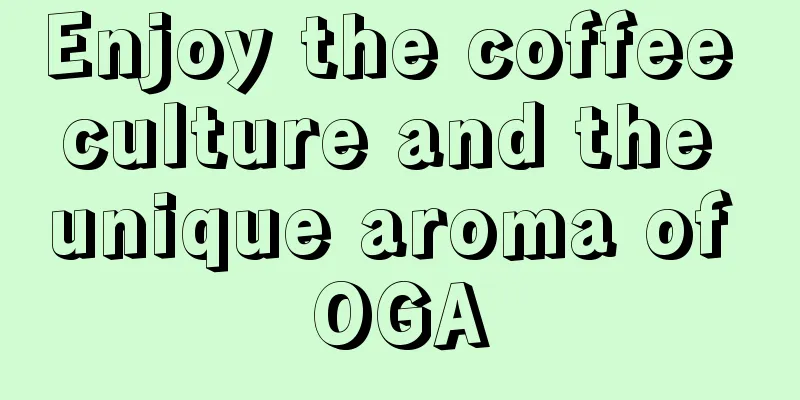 Enjoy the coffee culture and the unique aroma of OGA