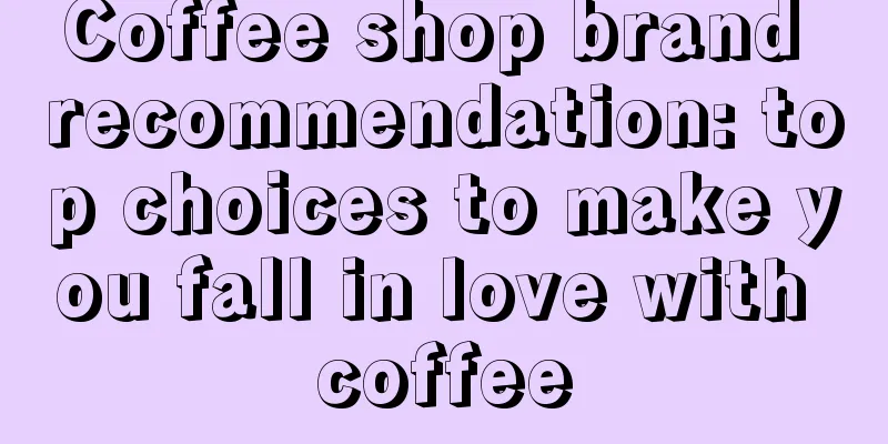 Coffee shop brand recommendation: top choices to make you fall in love with coffee