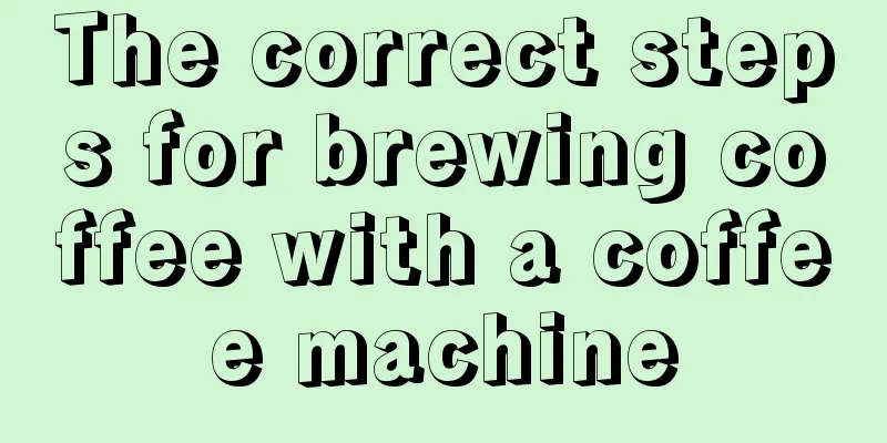 The correct steps for brewing coffee with a coffee machine