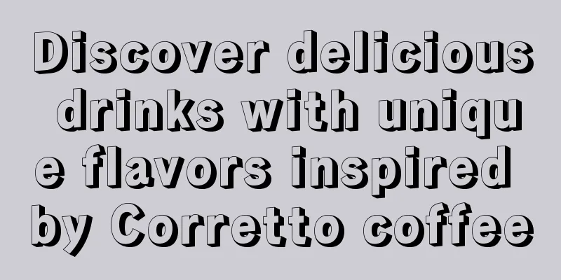 Discover delicious drinks with unique flavors inspired by Corretto coffee