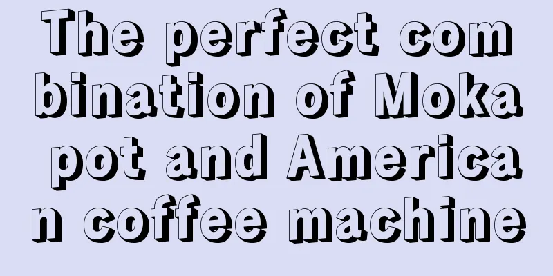 The perfect combination of Moka pot and American coffee machine